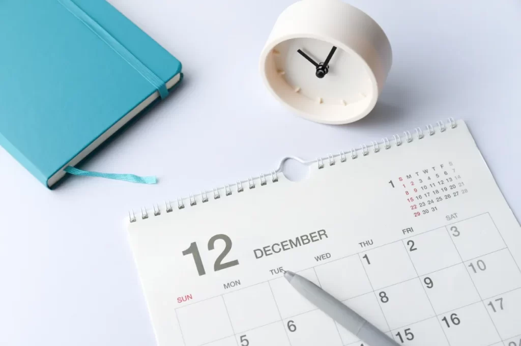 お歳暮を贈る時期